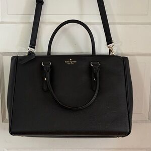 Kate Spade Black Leather Satchel